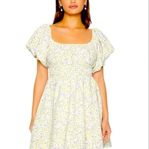 Floral Babydoll Mini Dress